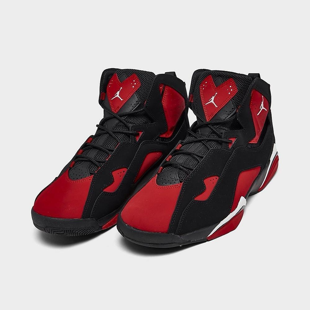 Nike Air Jordan True Flight Black/Red Bred Mens Retro Basketball SZ 10